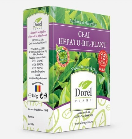 Ceai Hepato-Bil Plant Dorel Plant 150 g