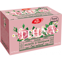 Ceai natural tihna cu musetel si trandafir 20plicuri FARES