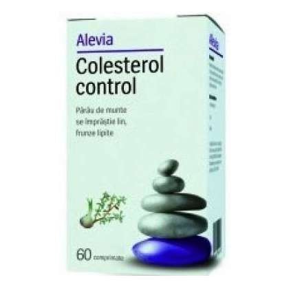 Colesterol control Alevia 60 comprimate (Concentratie: 330 mg)