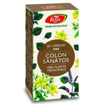 Colon Sanatos Fares 63 capsule (Concentratie: 370 mg)