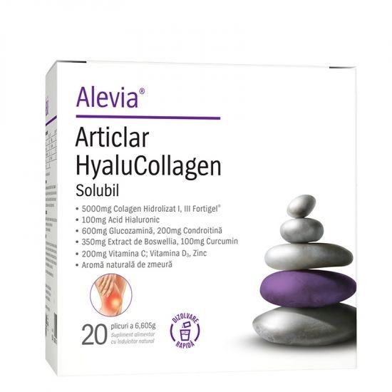 Complex Articlar HyaluCollagen, 20 plicuri, Alevia (Concentratie: 20 plicuri)