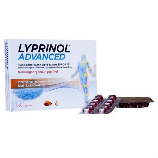 Complex lipidic marin Lyprinol Avansat, 60 capsule, Pharmalink (Concentratie: 60 capsule)