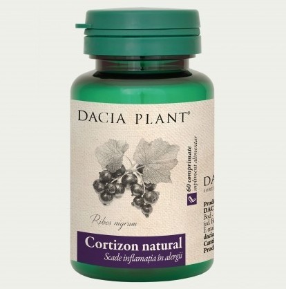 Cortizon Natural Dacia Plant 60 comprimate (Concentratie: 450 mg)