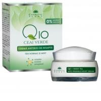 Crema antirid de noapte q10+ceai verde si complex mineral energizant 50ml COSMETIC PLANT