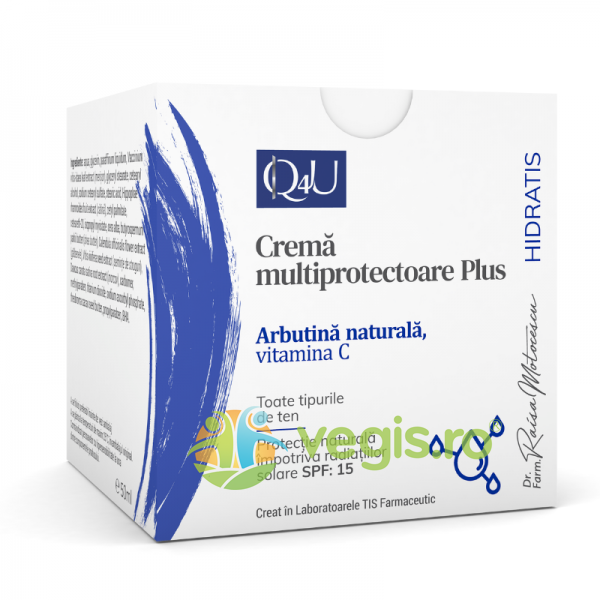 Crema Multiprotectoare Plus cu Arbutina Naturala si Vitamina C 50ml