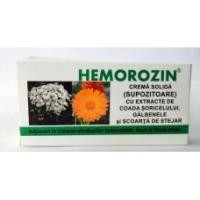 Crema solida hemorozin supozitoare 1.5gr 10buc HEMOROZIN