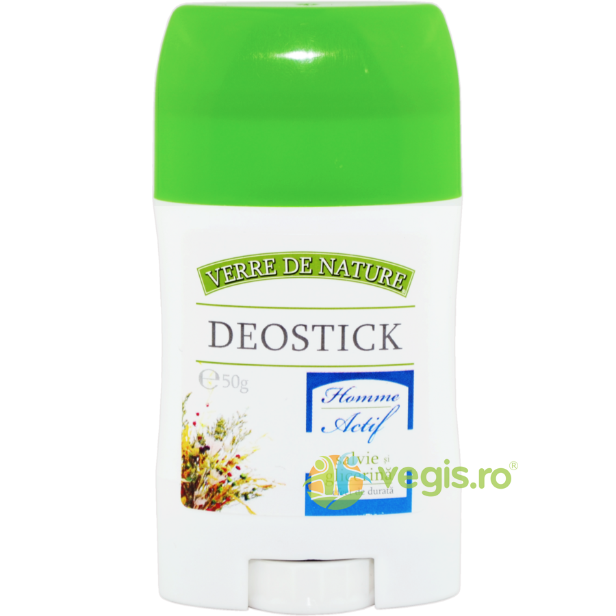 Deostick Homme Actif Verre De Nature 50gr