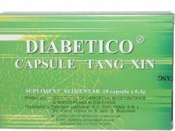 Diabetico Tang Xin 18 capsule Cici Tang (Ambalaj: 18 capsule)