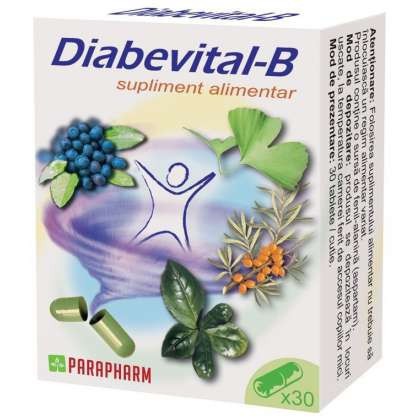 Diabevital B Parapharm 30 capsule (Concentratie: 130 mg)