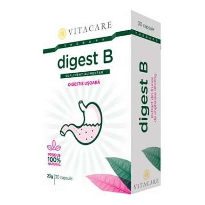 Digest B (Anghinare) Vitacare 30 capsule (Concentratie: 30 capsule)