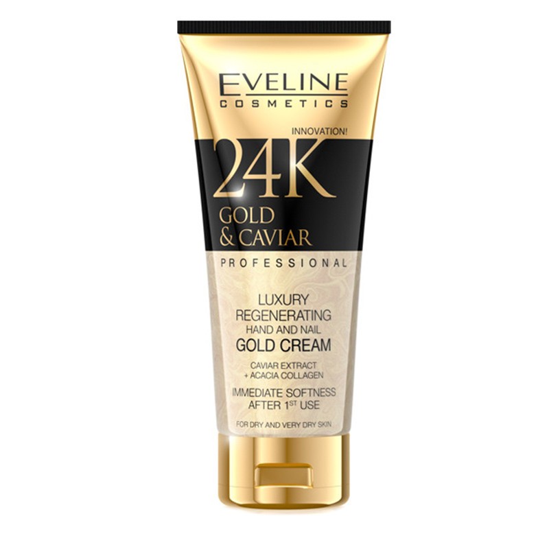 Eveline Cosmetics Crema de maini 24k Gold & Caviar
