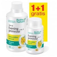 Evening primrose + vitamina  e - pachet promotional 1 + 1 120cps ROTTA NATURA
