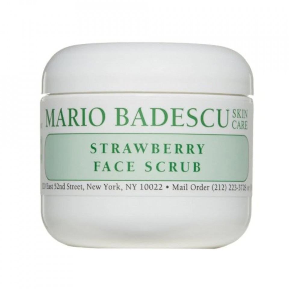 Exfoliant pentru fata Mario Badescu, Strawberry Face Scrub, 113 gr (Concentratie: Exfoliant, Gramaj: 113 g)
