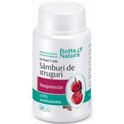 Extract de samburi de struguri Rotta Natura 30 capsule (Concentratie: 260 mg)