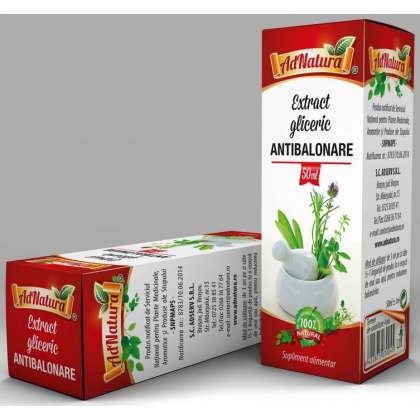 Extract Gliceric Antibalonare AdNatura 50 ml
