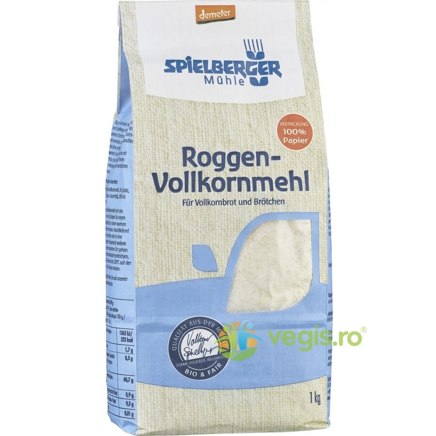 Faina Integrala de Secara Demeter Ecologica/Bio 1kg