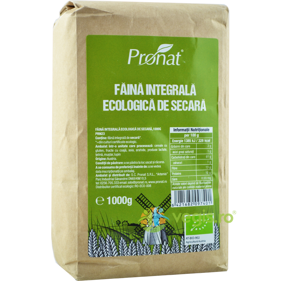 Faina Integrala de Secara Ecologica/Bio 1kg