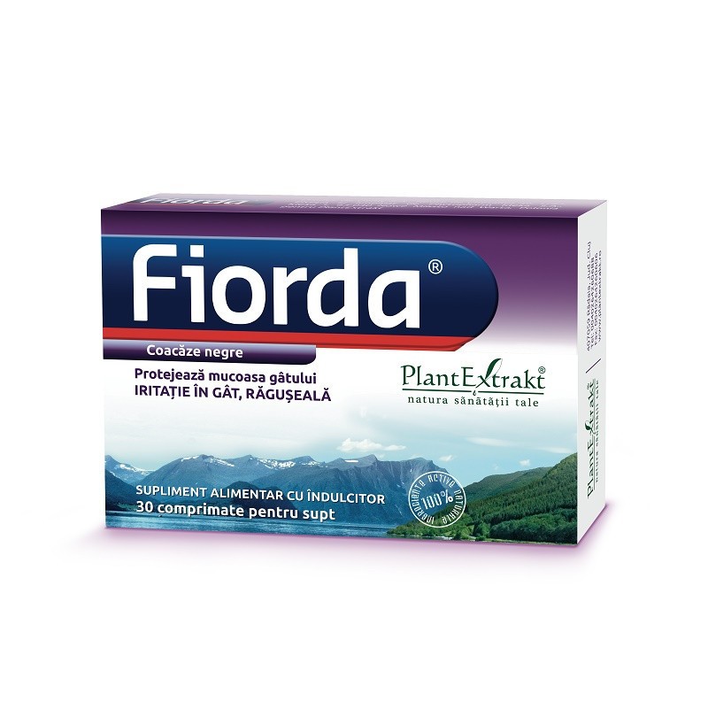Fiorda 30 comprimate, Plant Extrakt (Aroma: Lamaie, Concentratie: 30 comprimate)