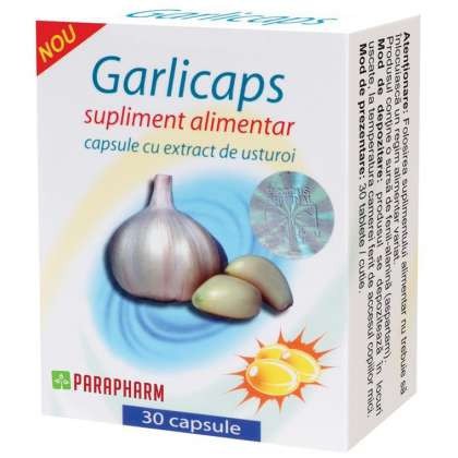 Garlicaps (Usturoi) Parapharm 30 capsule (Concentratie: 270 mg)