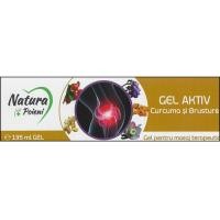 Gel aktiv curcuma si brusture  135ml NATURA PLANT POIENI