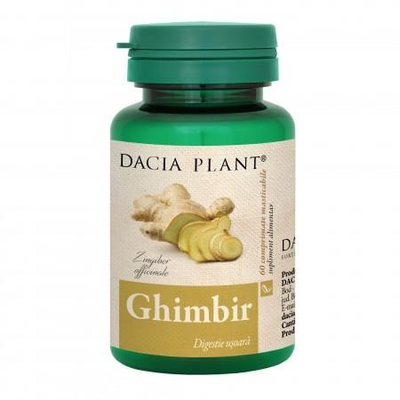 Ghimbir Dacia Plant 60 comprimate (Concentratie: 400 mg)