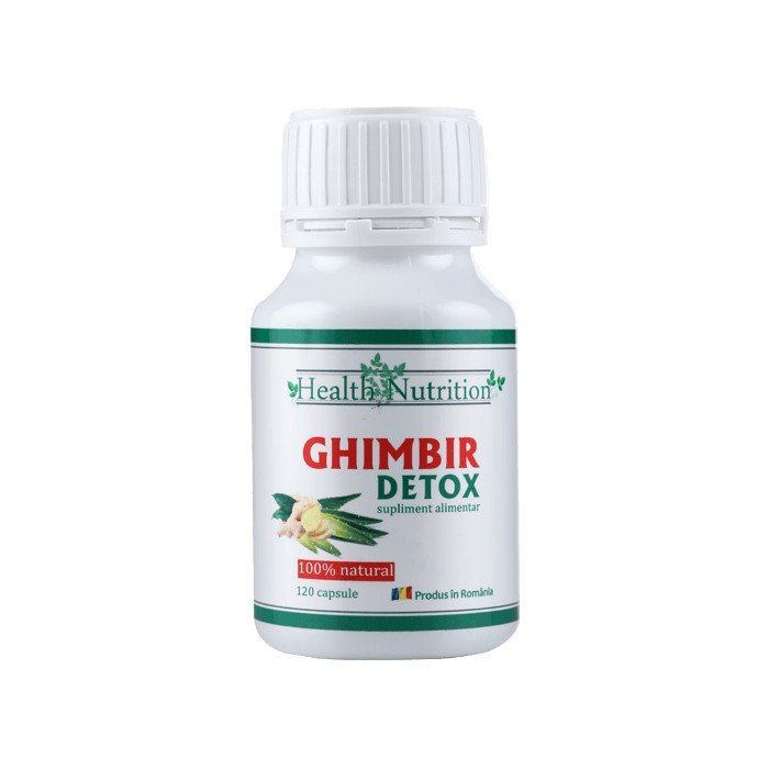 Ghimbir Detox Health Nutrtion (Cantitate: 120 capsule)