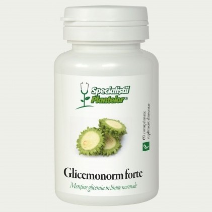 Glicemonorm Forte Dacia Plant 60 comprimate (Concentratie: 410.4 mg)