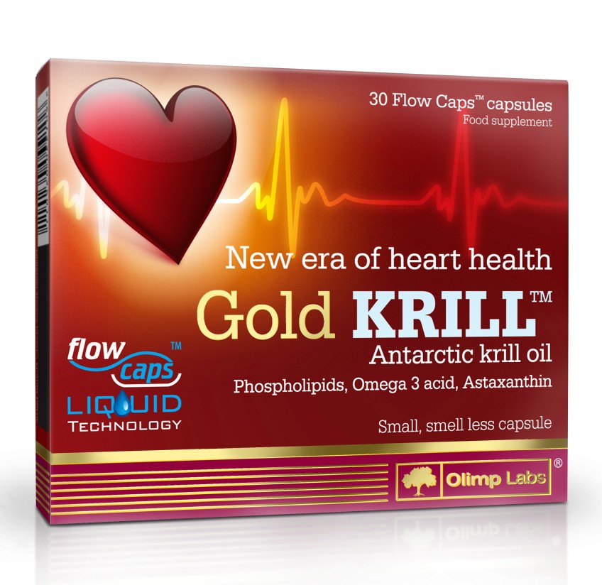 Gold Krill 500 mg Olimp Labs Darmaplant 30 capsule (Concentratie: 500 mg)