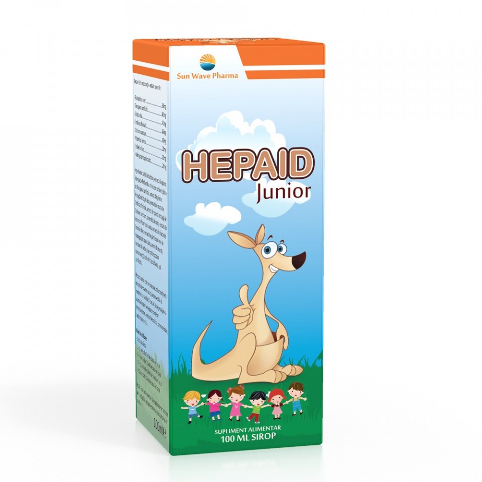 Hepaid Junior Sun Wave Pharma 100 ml (Concentratie: 320 mg)