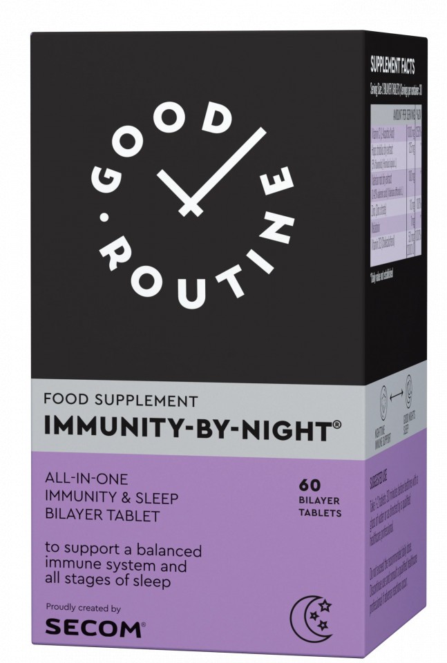 Immunity By Night Good Routine, 60 comprimate, Secom (Concentratie: 60 capsule)