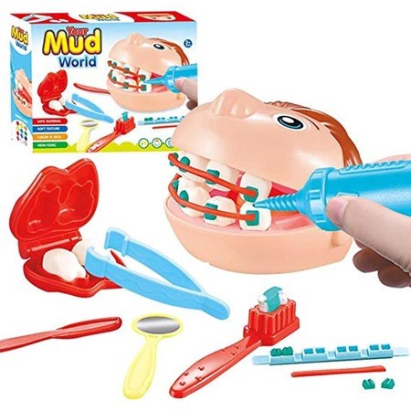 Kit Micul Dentist cu Plastilina (CULOARE: Multicolor)