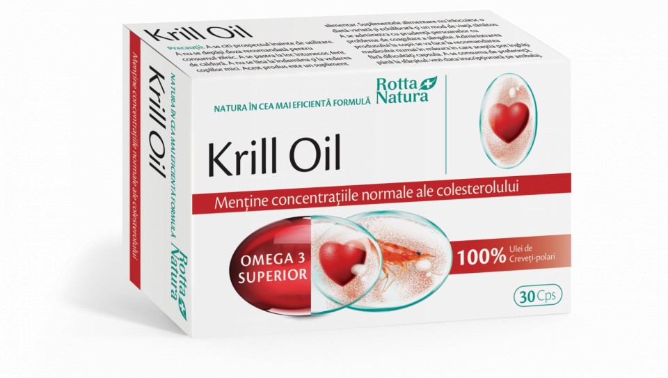 Krill Oil 500 mg Rotta Natura capsule (Concentratie: 90 capsule)