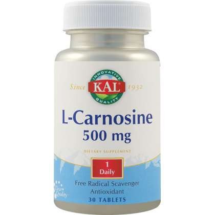 L-Carnosine 500 mg SECOM KAL 30 tablete (Concentratie: 500 mg)