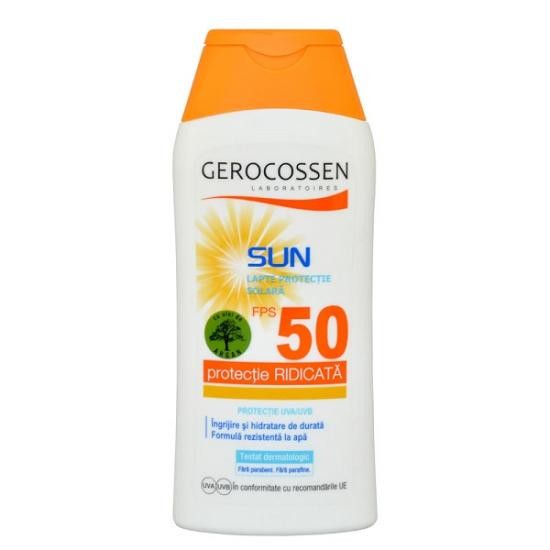 Lapte pentru protectie solara SPF 50, Gerocossen