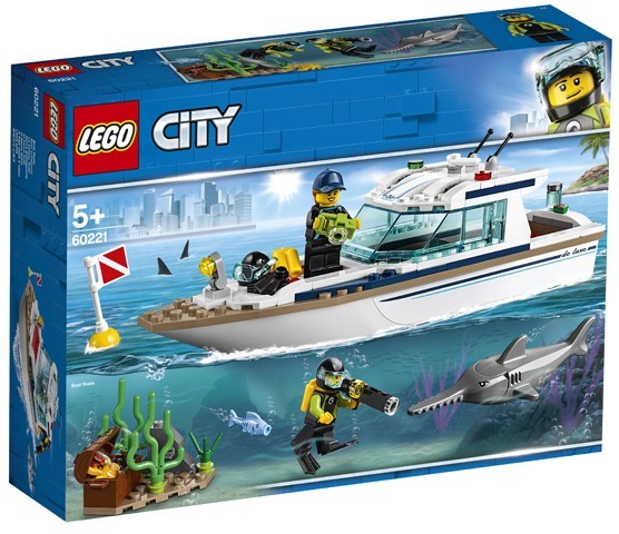 LEGO City, Iaht pentru scufundari, 60221, 5+ ani