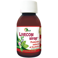 Livecom, sirop cu zahar 100ml AYURMED