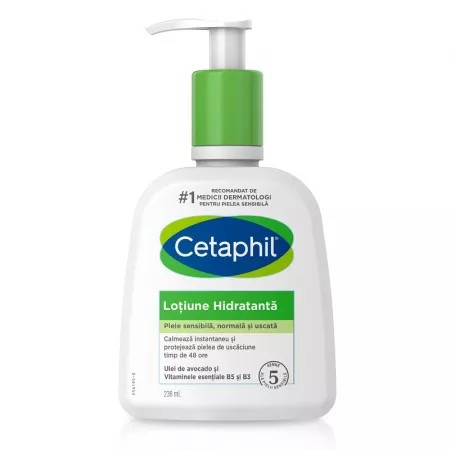 Lotiune hidratanta pentru piele uscata si sensibila Cetaphil (Concentratie: Lotiune de Corp, Gramaj: 236 ml)