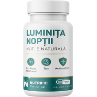 Luminita noptii cu vitamina e naturala 60cps NUTRIFIC
