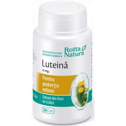 Luteina 6 mg Rotta Natura 30 capsule (Concentratie: 6 mg)