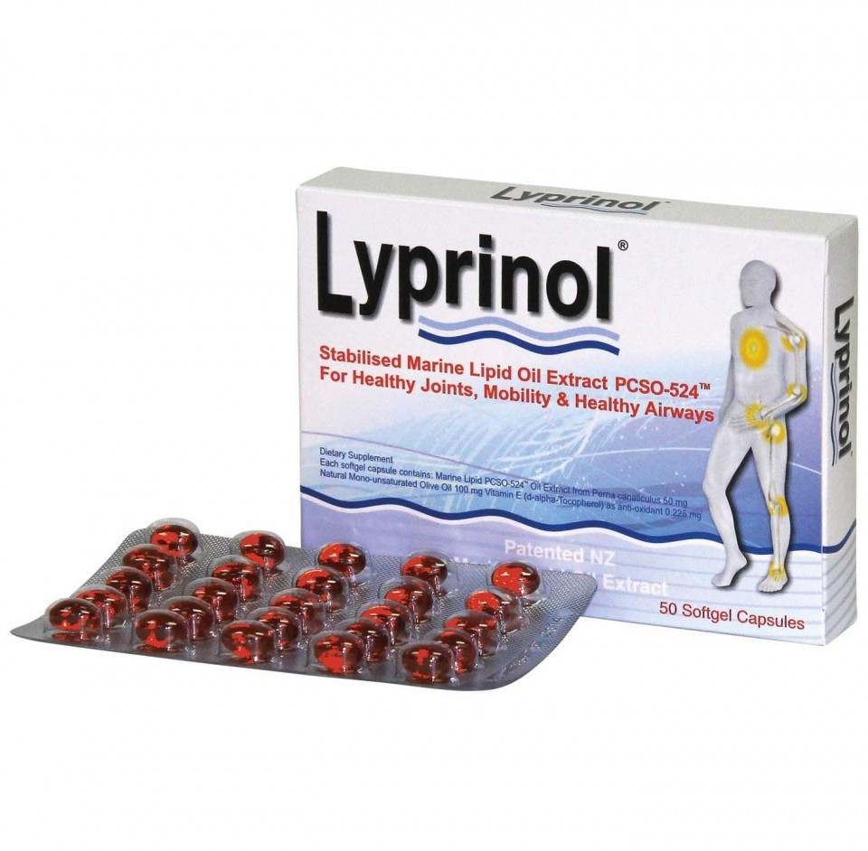 Lyprinol Complex Lipidic Marin Pharmalink International (Concentratie: 240 mg, Ambalaj: 180 capsule)