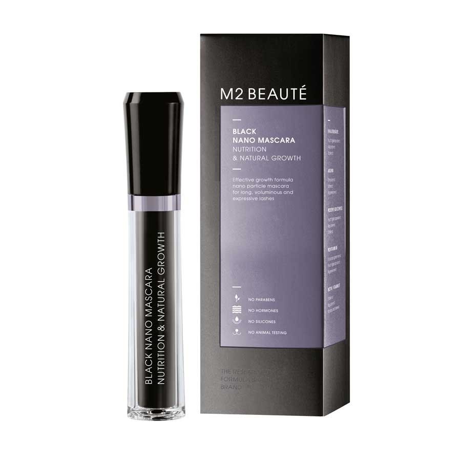 Mascara M2 Beaute Black Nano Nutrition & Natural Growth, 6 ml (Concentratie: Mascara / Rimel, CULOARE: Black)