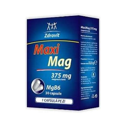 MaxiMag (Magneziu ionic) Zdrovit capsule (TIP PRODUS: Suplimente alimentare, Concentratie: 30 capsule)