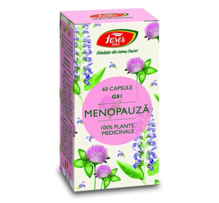 Menopauza Fares 60 capsule (Concentratie: 350 mg)