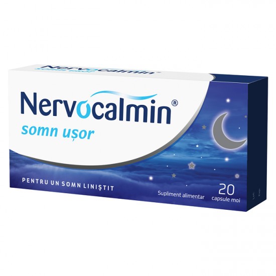 Nervocalmin Somn Usor (Valeriana) Biofarm 20 comprimate (Concentratie: 83 mg)