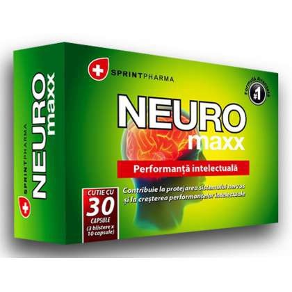 Neuro Maxx Sprint Pharma 30 capsule (Concentratie: 30 capsule)