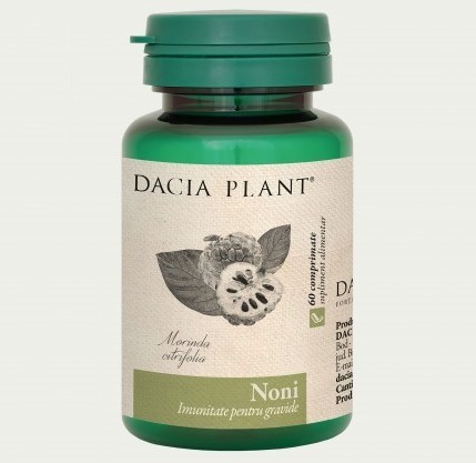 Noni 500 mg Dacia Plant 60 comprimate (Concentratie: 500 mg)
