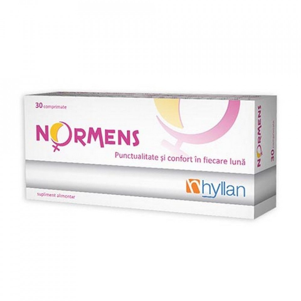 Normens Hyllan impotriva tulburarilor premenstruale, 30 comprimate (Ambalaj: 30 comprimate)