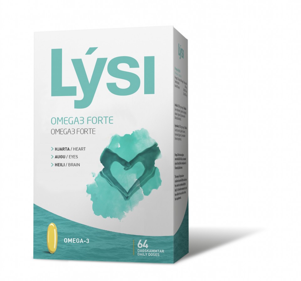 Omega 3 Forte 1000 mg LYSI 64 capsule (Concentratie: 1000 mg)