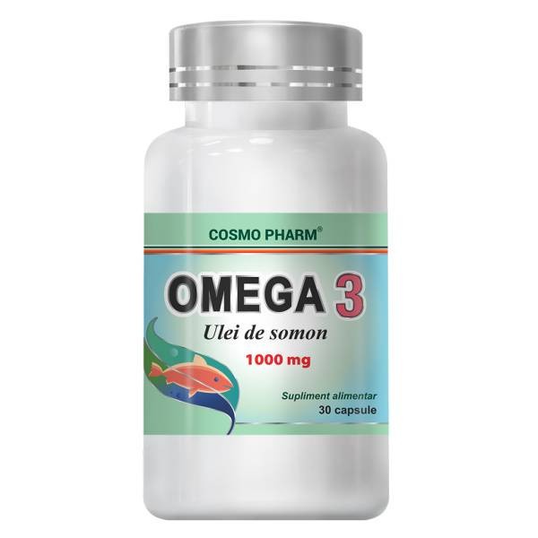 Omega 3 ulei de somon Cosmopharm (Concentratie: 1000 mg)