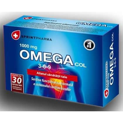 Omegacol 3,6,9 Sprint Pharma 30 capsule (Concentratie: 1000 mg)
